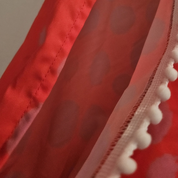 Red Polka Dot Blouse - Picture 6 of 8